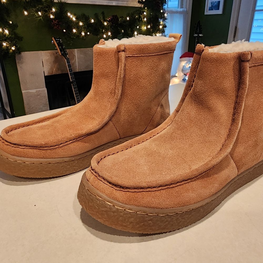 Clarks Tan Ankle Boots